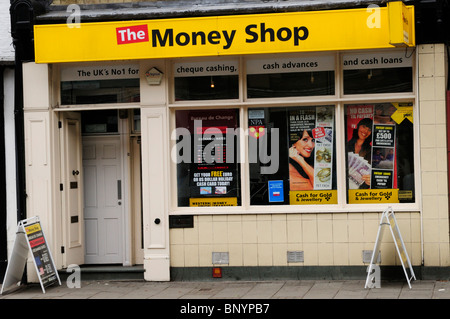 Geld Shop, Cambridge, England, UK Stockfoto