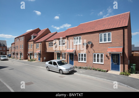 Erschwingliche Stadt Neubauwohnungen in Grimsby Stockfoto