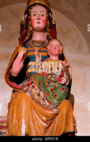 Spanien, Jakobsweg: Saint Mary mit jungen Jesus im Museum der Kathedrale Santa Maria in Burgos Stockfoto