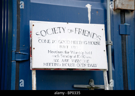 Kommen Sie, um gute Quaker Meeting House Stockfoto