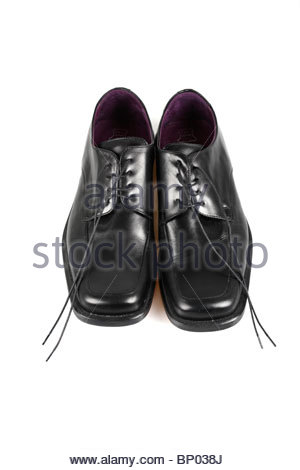 Mens formale Leder Schuhe Stockfoto