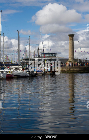 Hartlepool 2010 Tall Ships Race, Dorf und Marina, Teesside, North Yorkshire, Großbritannien Stockfoto