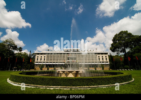 Palast der Wiedervereinigung in Ho-Chi-Minh-Stadt. Stockfoto