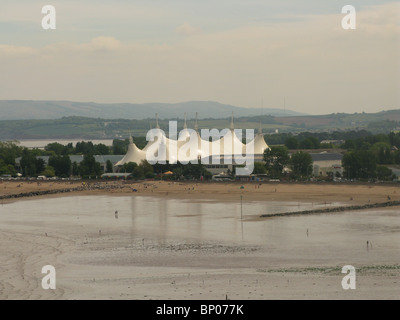 Butlins in Minehead Blick über Bucht, Somerset, England, UK Stockfoto