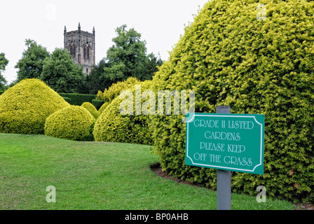 Informationen zu unterzeichnen England UK Stockfoto