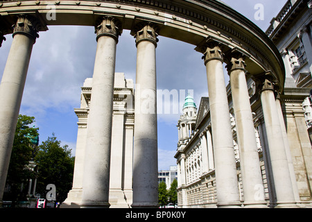 Der Belfast City Hall. Eines der schönsten klassischen Renaissance-Gebäude in Europa. Belfast, Nordirland, Vereinigtes Königreich. Stockfoto