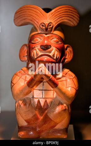 Peru. Rafael Larco Herrera Museum. Diese feine Keramik ist Teil der großen Sammlung untergebracht. Stockfoto