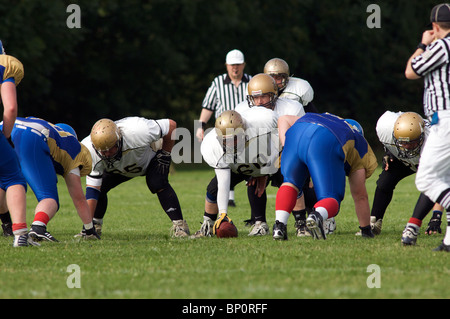 American Football, Manchester Titans vs. Clyde Valley Blackhawks August 2010 Stockfoto