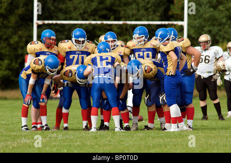 American Football, Manchester Titans vs. Clyde Valley Blackhawks August 2010 Stockfoto