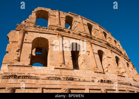 Römische Amphitheater El Djem oder Thysdrus Stockfoto