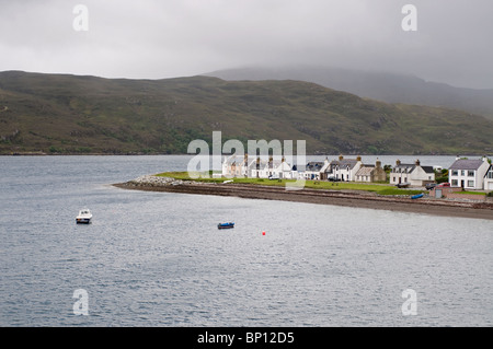 Ullapool und Loch Broom, Wester Ross, Highland Region. Schottland.  SCO 6245 Stockfoto