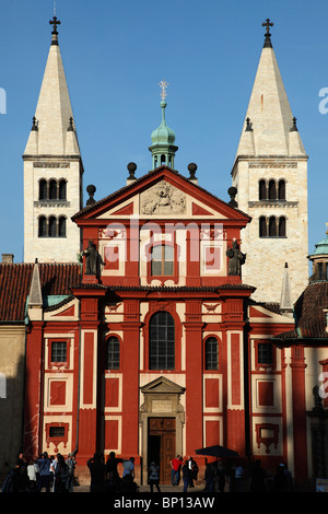 Tschechien, Prag, St. Georges Basilica und Kloster Stockfoto