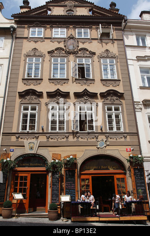 Tschechien, Prag, Mala Strana, Straßencafé