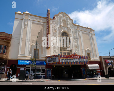 Das Castro Theater ist eines der beliebtesten Kinos in San Francisco. Stockfoto