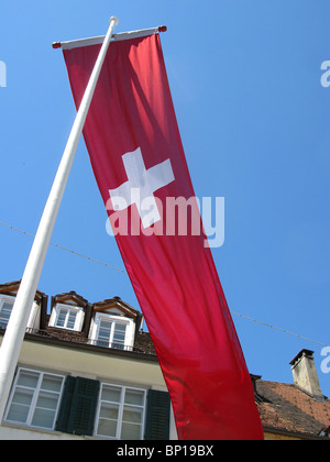 Schweizer Flagge Stockfoto