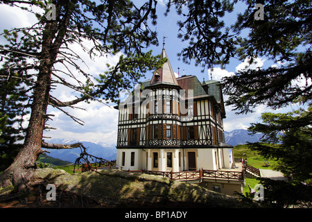 Villa Cassel auf der Riederalp Stockfoto