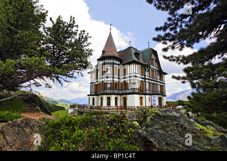 Villa Cassel auf der Riederalp Stockfoto