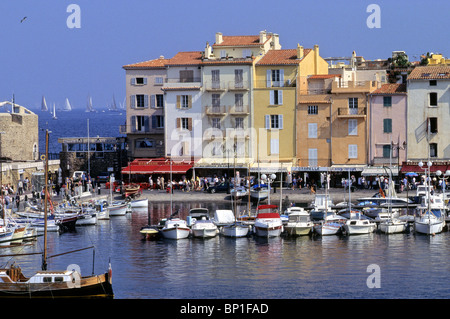 Frankreich, Provence Alpes-Côte-d ' Azur, Var (83), Saint-Tropez Hafen Stockfoto