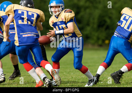 American Football, Manchester Titans vs. Clyde Valley Blackhawks August 2010 Stockfoto