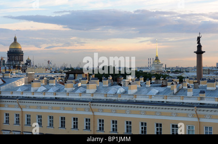 Eine Ansicht von Sankt Petersburg, Russland Stockfoto