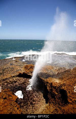 Quobba Lunker, Carnarvon, Australien Stockfoto