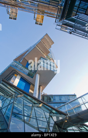 SENKEN SIE LANDESBANK, NORDDEUTSCHE LANDESBANK, NORDLB, BANKGEBÄUDE, HANNOVER, NIEDERSACHSEN, DEUTSCHLAND Stockfoto