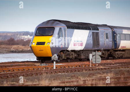 Ostküste LNER morgen Service nach Kings Cross London, von Aberdeen Angus, Montrose Schottland Großbritannien Stockfoto