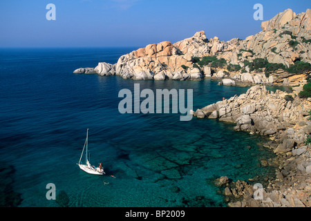 Küste in der Nähe von Santa Teresa, Sardinien, Italien Stockfoto