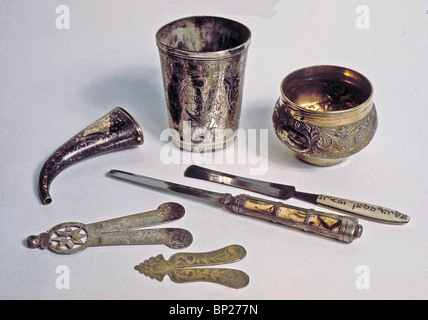 1526. HILFSMITTEL IN DER CIRCUMCISSION-ZEREMONIE Stockfoto