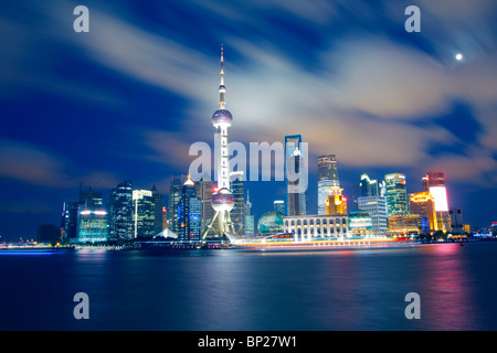 Lujiazui Büro der städtischen Landschaft Stockfoto