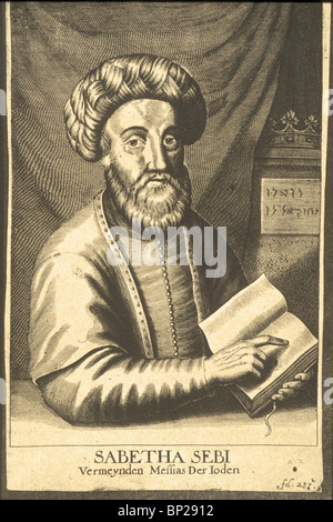 2472. SHABBETAI ZEVI, 1626-76. JÜDISCHEN KABBALISTEN UND SELBST ERKLÄRTEN MESSAIAH Stockfoto