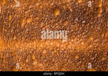 ein geröstetes Brot Scheibe für Hintergrund Stockfoto