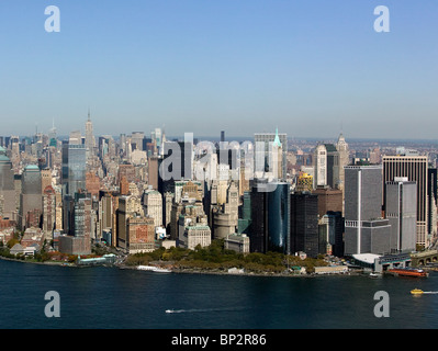 Luftaufnahme über Manhattan New York city