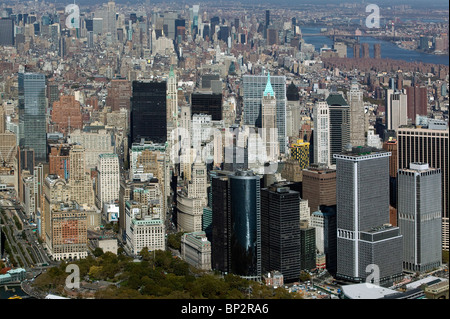 Blick über die Innenstadt von Manhattan New York city