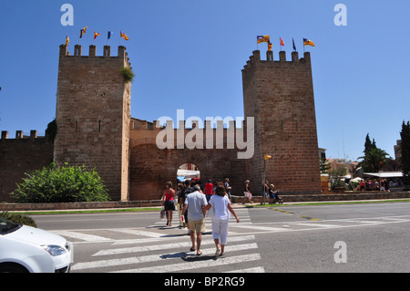 Altstadt von Alcudia, Mallorca Stockfoto