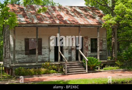 Louisiana, Lafayette Parish, Acadian Village, living History Museum in Billeaud House c. 1830 Stockfoto