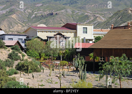 Fort Apache, Mini-Hollywood, Tabernas, Provinz Almeria, Andalusien, Südspanien, Westeuropa. Stockfoto