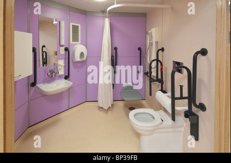 Southampton Krankenhaus hämatologischen Abteilung einzelne Zimmer im Bad Stockfoto