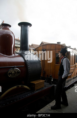 Der Bluebell Steam Railway, Sheffield Park, East Sussex Stockfoto