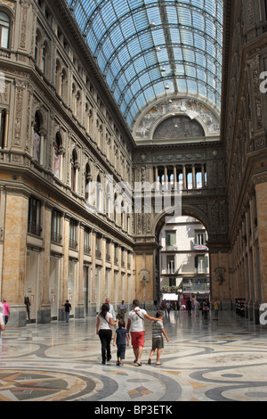Galleria Umberto Neapel Italien Stockfoto