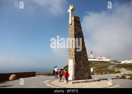 Cabo da Roca in Portugal - der westlichste Punkt Europas Stockfoto