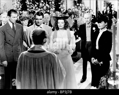 JAMES STEWART, Cary Grant, Katharine Hepburn, RUTH HUSSEY, der Philadelphia Story, 1940 Stockfoto