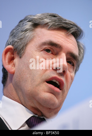 Der ehemalige Premierminister Gordon Brown anlässlich der CBI-Konferenz Stockfoto