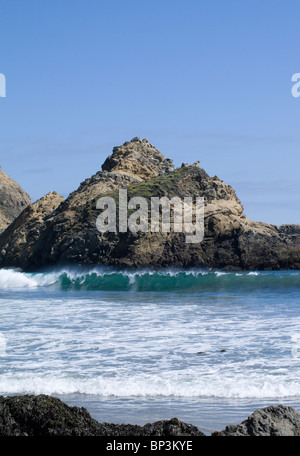 Pfeiffer Beach, Big Sur, Kalifornien Stockfoto