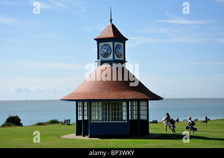 Uhrturm Tierheim Greensward, Frinton-on-Sea, Essex, England, Vereinigtes Königreich Stockfoto