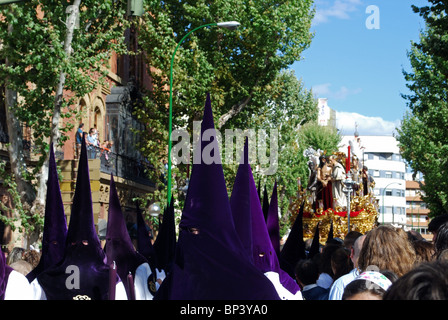 Santa Semana (Karwoche), Sevilla, Provinz Sevilla, Andalusien, Südspanien, Westeuropa. Stockfoto