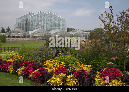 Grand Rapids, Michigan - Lena Meijer tropischen Wintergarten am Frederik Meijer Gärten und Skulpturenpark. Stockfoto