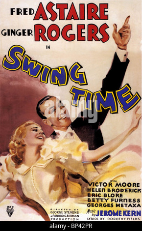 GINGER ROGERS, Fred Astaire, SWING TIME, 1936 Stockfoto