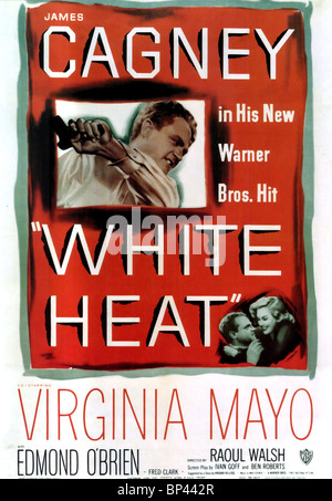 JAMES CAGNEY, Virginia Mayo, Plakat, weiße Hitze, 1949 Stockfoto