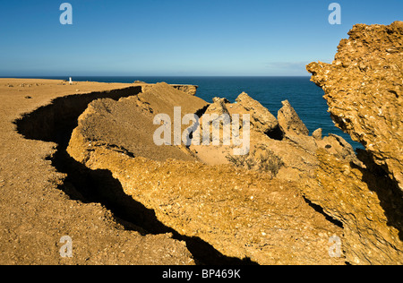 Westsahara, Küste, Atlantik. Stockfoto